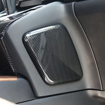 ABS Углеродное волокно для Honda CR-V CRV 2017 2018 Левая и правая ручка переключения передач накладка на панель отделка автомобиля для укладки автоаксессуаров 2 шт