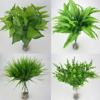 Изысканное растение в идиллическом стиле, яркие искусственные растения, привлекательный поддельный букет в идиллическом стиле