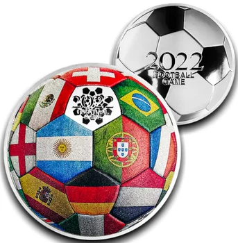Серебряная медаль 2022 QA Football 22g