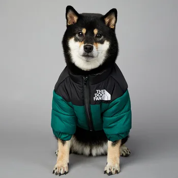Роскошная дизайнерская шуба для собак, зимняя теплая одежда для домашних животных для маленьких, средних и очень крупных собак, тренч-куртка для поклонников французского бульдога The Dog