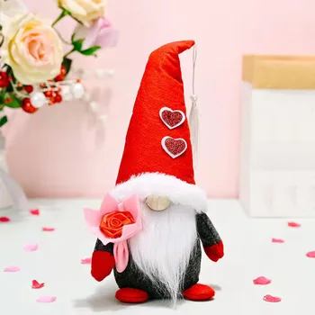 Букет на День Святого Валентина, цветы, конверт для влюбленных, кукольная мебель для спальни, Гигантское рождественское украшение, наборы украшений