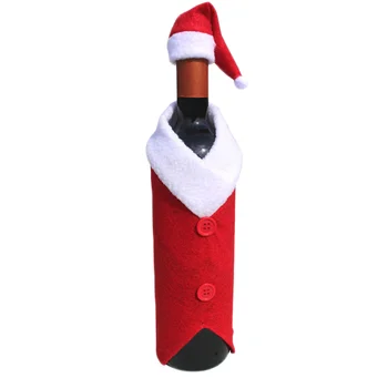 Рождественская крышка для бутылки красного вина Новогодние товары Товары для украшения Рождественской вечеринки 2022 Подарки Новогодний декор для дома