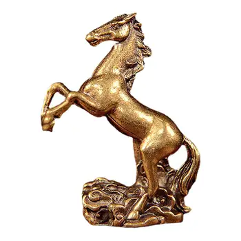 Фигурка лошади Lucky Artwork Настольное украшение в виде лошади, фигурка с микро-пейзажем