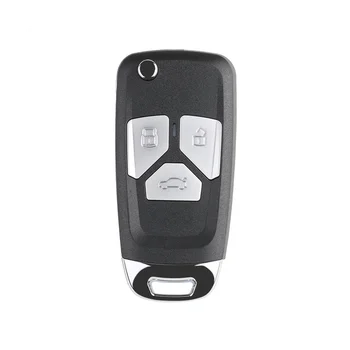 Xhorse XKAU01EN Универсальный проводной дистанционный брелок с 3 кнопками для Audi Style для VVDI Key Tool
