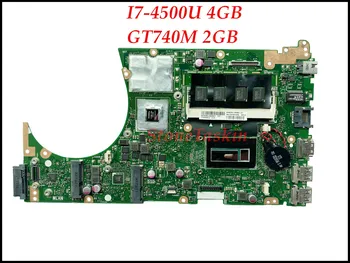 Высококачественная Материнская плата для ноутбука ASUS S551LB REV2.2 Материнская плата I7-4500U 4 ГБ оперативной памяти GT740M 2 ГБ DDR3 100% Протестирована