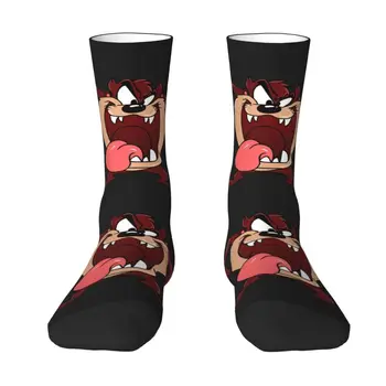 Носки Tasmanian Devil Dress для мужчин и женщин, Теплая Модная новинка, Носки Taz Cartoon Anime Crew Socks