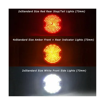 Комплект для обновления светодиодной лампы в комплекте с автомобилем для Land Rover Defender 90-16 90/110 83-90