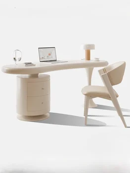 Стол в кремовом стиле, легкая роскошь, современный небольшой прибор, простой стол французской формы