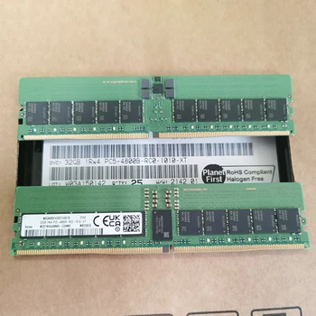 1 ШТ. Новый Для Samsung DDR5 32G 32GB 4800 1RX4 PC5-4800 ECC REG RDIMM Серверная Память Высокое Качество Быстрая Доставка