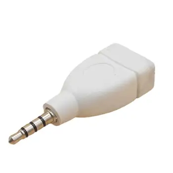 1 шт.. Разъем USB 2.0 для подключения к 3,5 мм разъему AUX Audio, конвертер-адаптер для автомобильного MP3-плеера, мобильных телефонов.