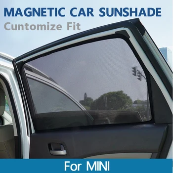 Специальная автомобильная магнитная шторка, солнцезащитные козырьки, сетчатая шторка, Оригинальная для MINI Clubman R55, R50, R53, F55, Оконная пленка