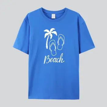 TARCHIA 2023 Новая повседневная пляжная футболка Camisetas с коротким рукавом, Летняя брендовая футболка с графическим рисунком, мужская хлопковая футболка Оверсайз
