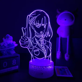 3D светодиодная лампа аниме 