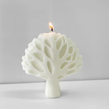Имитация дерева свеча силиконовая форма ветка мыло ручной работы ароматерапия гипсовый кулон шлифовальный инструмент