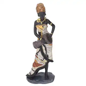 Африканские статуи музыкантов, Африканская статуя, красивые детали для полки, для офиса, для стола