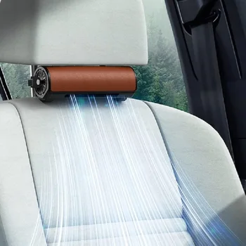 Новый вентилятор автокресла 2023 года, вентилятор окна подголовника заднего сиденья, USB 3-Скоростной Вентилятор сильного охлаждения для внедорожников, фургонов, транспортных средств, офисных кресел