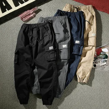 Мужские брюки Брюки карго Камуфляжные Тактические брюки Мужская Корейская мода Мужские Джоггеры Спортивные брюки Мужская одежда Спортивная уличная одежда