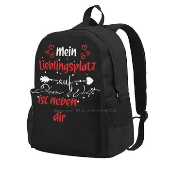Mein Lieblingsplatz Auf Dieser Welt , Ist Neben Dir School Bags For Teenage Girls Laptop Travel Bags Mein Lieblingsplatz Auf