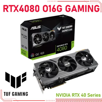 Asus TUF GeForce RTX 4080 O16G ИГРОВАЯ Графика GDDR6X 22400 МГц PCI Express 4.0 16X Настольная Видеокарта RTX 4080 RTX 4080 GPU Новая
