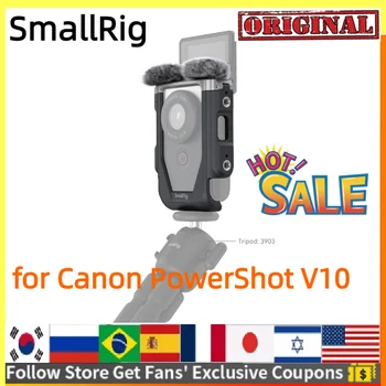 Комплект Клетки SmallRig для Canon PowerShot V10 4235 Пушистое Лобовое Стекло для Canon PowerShot V10 Аксессуары для Камеры 4177