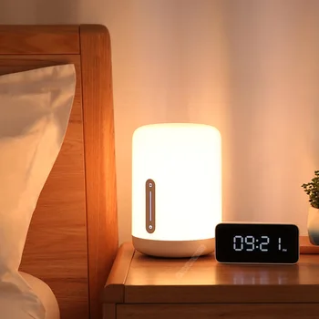 Оригинальная Прикроватная Лампа Xiaomi Mijia 2 Smart Light С Голосовым Управлением, Сенсорный Переключатель Mi Home App, Светодиодная Лампа для Apple Homekit Siri