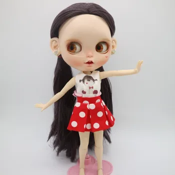кукла на заказ DIY joint body blyth кукла Для Девочек 20180126 фиолетовые волосы