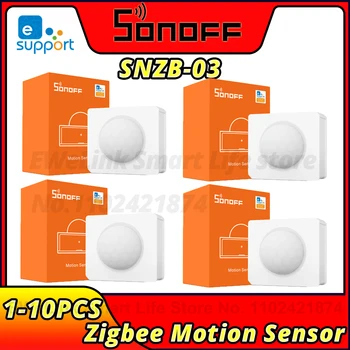 SONOFF SNZB-03 Датчик движения ZigBee Удобное Смарт-устройство Для обнаружения Срабатывания сигнализации движения Работает с ZBBridge eWeLink Alexa Google Home