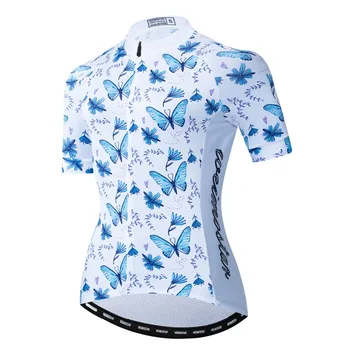 2020 Велоспорт джерси Женские Велосипедные майки MTB Топ Майо Ciclismo racing Road Горный спортивный велосипед скоростной спуск рубашка белый синий