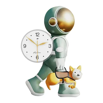 Астронавты украшают настенные часы Стильные и простые часы в гостиной художественные креативные настенные часы для детской комнаты