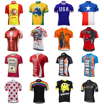 17 Моделей, произвольный выбор, Велосипедная майка, Испания, велосипедная одежда, Австралия, велосипедная одежда с коротким рукавом