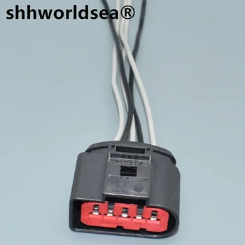 shhworldsea 5 Контактов 3,5 мм Автоматический Разъем Провода Массового Расхода Воздуха Для VW Audi 1J0973775A Автомобильная Водонепроницаемая Розетка 1J0 973 775A