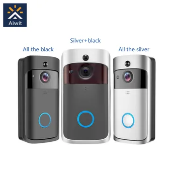 Беспроводной Домашний Визуальный Водонепроницаемый звонок WiFi с Видеодомофоном с камерой 720P HD Smart Doorbell