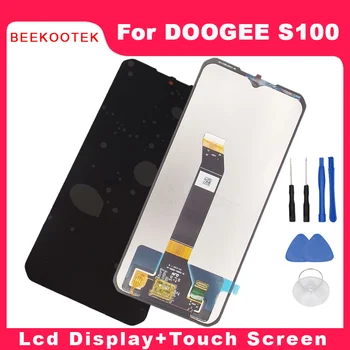Новый Оригинальный ЖК-дисплей DOOGEE S100 с цифровым преобразователем сенсорного экрана для смартфона Doogee S100