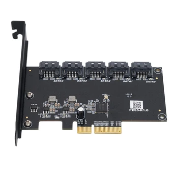PCI-E X4/X8/X16 До 5 Портов SATA3.0 USB 3,0 Карта Расширения GPU 6 Гбит/с USB-Концентратор Конвертер для Модуля Жесткого диска 16 ТБ Плата Конвертера