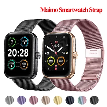 Ремешок из нержавеющей стали для часов Maimo, металлический быстроразъемный браслет, ремни для смарт-часов Xiaomi Maimo, браслет Correa