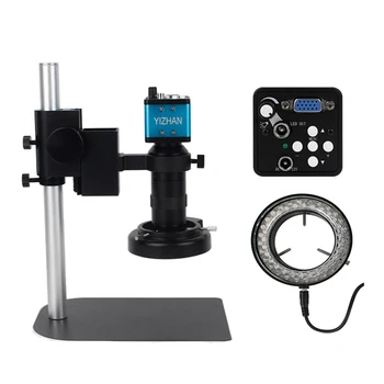 Цифровой микроскоп VGA для электроники Микроскоп Full HD Камера для пайки Электронный микроскоп Светодиодный свет 130x объектив