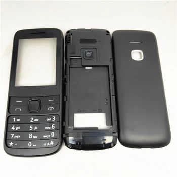 Для Nokia 225 4G 2020 Новый полностью укомплектованный корпус мобильного телефона Чехол + Запасные части для английской клавиатуры