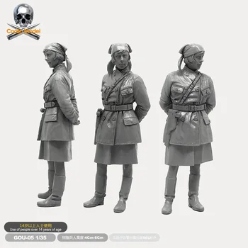 Модель солдата из смолы 1/35 (женщины-партизанки в годы Отечественной войны в СССР) Фигурка из смолы Gou-05