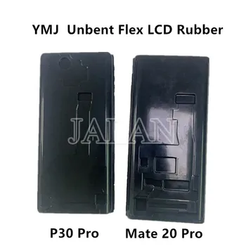 YMJ LCD Отогнутая Гибкая Резина Для Huawei P30 Pro/Mate 20 Pro Mate20pro Ламинирующий Дисплей Сенсорный Экран Стекло Ремонт Не Поврежденный ЖК-Дисплей