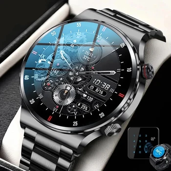 Новые смарт-часы ECG + PPG с Bluetooth-вызовом для мужчин 2023, спортивный браслет с NFC, водонепроницаемый циферблат на заказ, Мужские смарт-часы для IOS Android