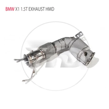 Высокопроизводительная водосточная труба выхлопной системы HMD для BMW X1 1.5T Автомобильные аксессуары с каталитическим коллектором