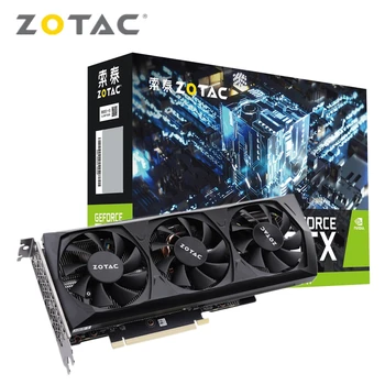 Новый дисплей видеокарты ZOTAC RTX 3060 Ti X-Gaming GPU NVIDIA 3060Ti 8GB RTX3060Ti Игровые Видеокарты Для настольных ПК
