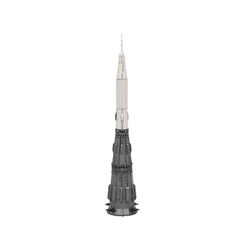 Советская ракета-носитель N1 Moon в масштабе 1: 110, Комплект строительных блоков MOC Space Explore Rocket, модель кирпича, научная игрушка, Подарок для детей