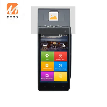Кассовый аппарат для розничной торговли с мобильным POS-терминалом Android Z90 mini handheld pos-система со считывателем штрих-кодов и карт-ридера