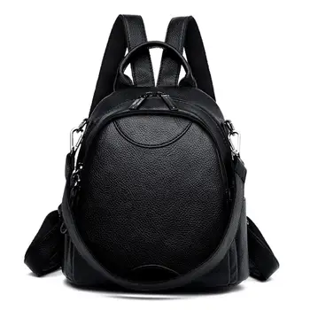 Высококачественный кожаный рюкзак для женщин, дорожная сумка большой емкости, модные школьные сумки для подростков, сумка через плечо для девочек, сумка-тоут mochila