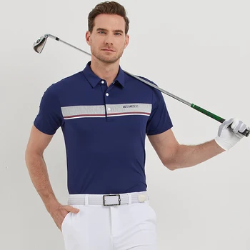 Teetimes Летний гольф Для мужчин, футболка с коротким рукавом, Тонкая эластичная рубашка для отдыха, Дышащая рубашка-поло для гольфа для мужчин