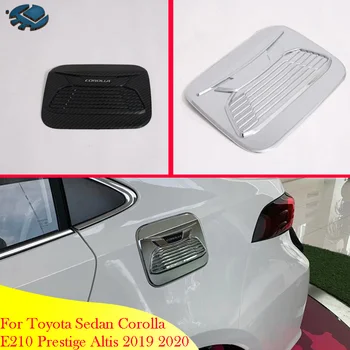Для Toyota Седан Corolla E210 Prestige Altis 2019 2020 ABS Хромированная крышка топливного бака крышка автомобиля-стайлинг отделка масляный топливный колпачок защитный