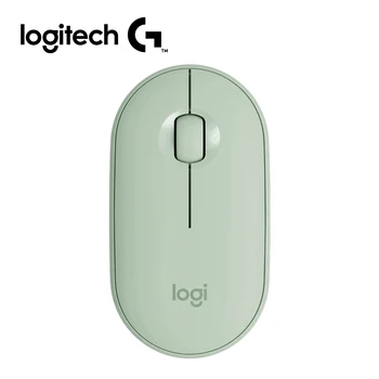 Беспроводная мышь Logitech Pebble M350 с Bluetooth или USB - Бесшумная тонкая компьютерная мышь с тихим щелчком для портативных ПК iPad MAC
