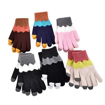Удобные теплые перчатки с сенсорным экраном для женщин