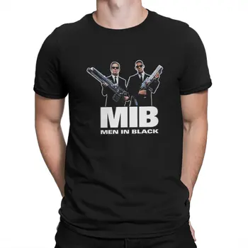 Футболка MIB для мужчин, забавные футболки с круглым вырезом, аниме-футболка, топы с коротким рукавом для взрослых